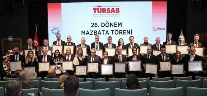 TÜRSAB 26. Dönem Yönetimi Mazbatalarını Aldı