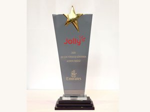 Jolly, Emirates’ten Başarı Ödülü Aldı