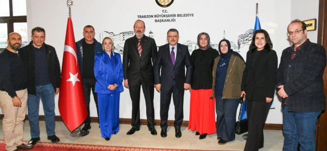Trabzon Büyükşehir Belediyesi, Kültür Turizmi Derneği’ni Ağırladı