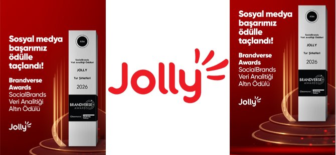 Jolly’ye Brandverse Awards’tan Altın Ödül!
