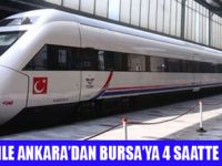 ANKARA- BURSA HIZLI TREN SEFERİ