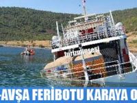 ERDEK-AVŞA FERİBOTU KARAYA OTURDU