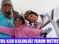 ULUDAĞA KAR YAĞDI YÜZLER GÜLDÜ