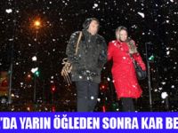 İSTANBULA YARIN KAR GELİYOR