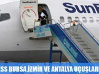 SUN EXPRESS BURSA,İZMİR VE ANTALYA DİREKT UÇUŞLARI BAŞLIYOR