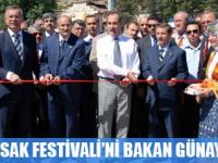SARIMSAK FESTİVALİNİ BAKAN GÜNAY AÇTI