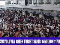 ANTALYAYA HAVAYOLUYLA TURİST YAĞDI