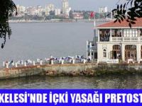 MODA SAKİNLERİ TARİHİ MODA İSKELESİ ÖNÜNDE İÇKİ PRETOSTOSU YAPTI