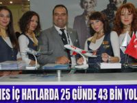 SKY 25 GÜNDE 43 BİN YOLCU TAŞIDI