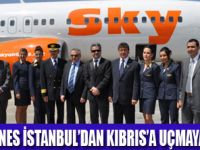 SKY AİRLİNES KIBRIS UÇUŞLARINA BAŞLADI