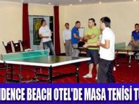 TURİZMCİLERİN MASA TENİSİ TURNUVASI