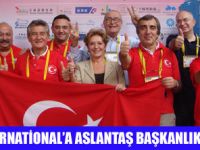 ASLANTAŞ, SKAL DÜNYA BAŞKANI OLDU