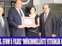 ODEON TOURS’A  MÜKEMMELLİK BELGESİ