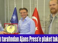 Ajans Press’e AKUT’tan plaket