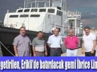 Erikli’de Yapay Resif Projesi hayata geçiyor