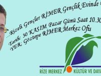 RİMER  RİZELİ GENÇLERİ BİR ARAYA GETİRİYOR