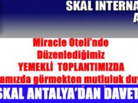 SKAL ANTALYA'DAN BASIN DAVETİ