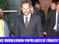 NORVEÇ PRENSİ HAAKON ESMA SULTAN'DA