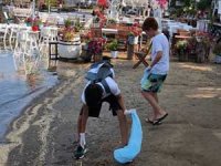 “Su Altı Kaşifleri” projesinin çocukları, deniz temizliği konusunda farkındalık yarattı