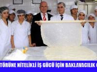 BAKLAVACILARIN OKULU OLDU