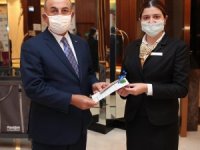 Mevlüt Çavuşoğlu’ndan Hilton Istanbul Maslak ziyareti