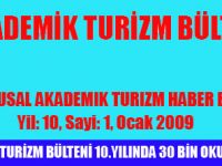 AKADEMİK TURİZM BÜLTENİ 10.YILINDA