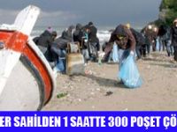 ÇEVRECİ ÖĞRENCİLERDEN SAHİL TEMİZLİĞİ