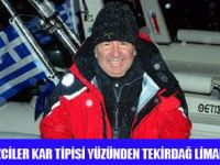 YUNAN DENİZCİLER TEKİRDAĞ'A SIĞINDI