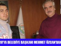 BAŞKAN ÖZCAN'DAN HEDİYE