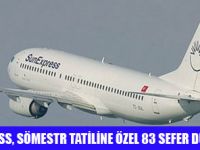 SUNEXPRESS'TEN SÖMESTR İÇİN EK SEFER