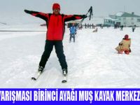 MUŞ'TA İLK KAR KAYAĞI YARIŞMASI